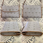 Dior Shoulder Bag Pochette Trotter White Travel — view 8