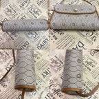 Dior Shoulder Bag Pochette Trotter White Travel — view 9