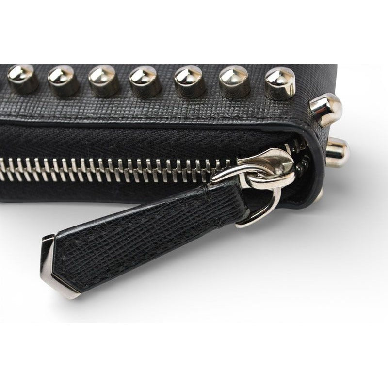 Fendi Carlito Wallet Karl Lagerfeld Black Silver — view 4