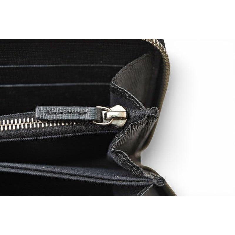 Fendi Carlito Wallet Karl Lagerfeld Black Silver — view 8