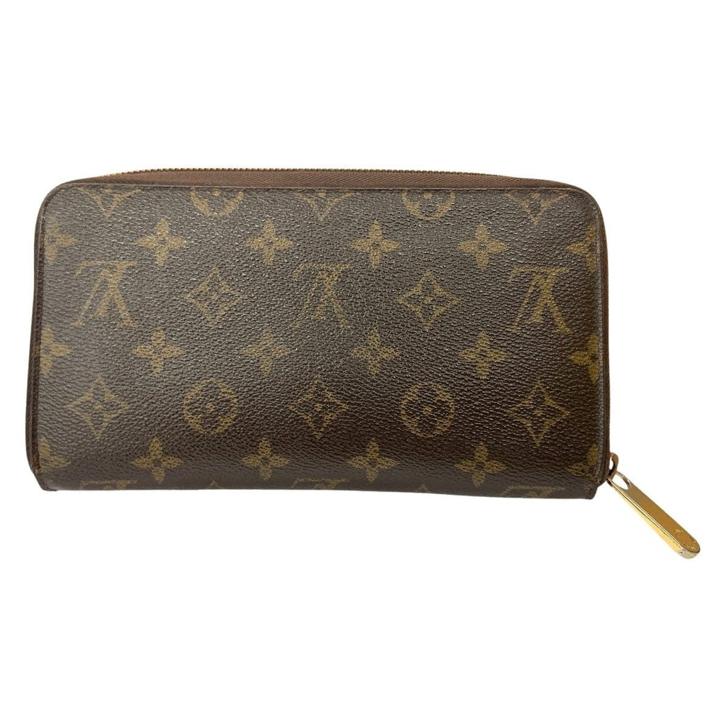 Louis Vuitton Monogram Zippy Organizer Round Zipper Long Wallet Brown — view 2