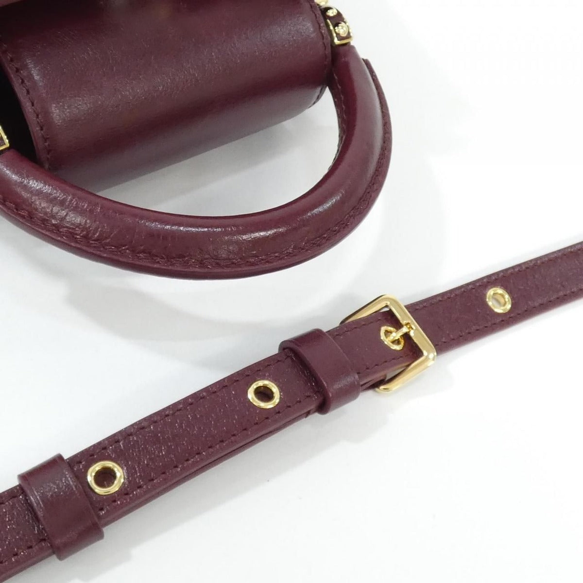 Louis Vuitton Capucines East West Mini Bag Grenat Red — view 6
