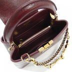 Louis Vuitton Capucines East West Mini Bag Grenat Red — view 7
