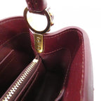 Louis Vuitton Capucines East West Mini Bag Grenat Red — view 8