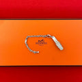 Hermes Silver 925 Chain Clip Bag Charm Key Holder Accessories Small Items