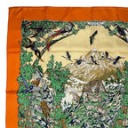 Hermes Scarf Silk Carre 90 Sichuan Orange — view 2