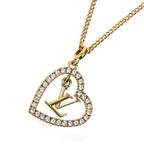 Louis Vuitton Rhinestone My LV Necklace
