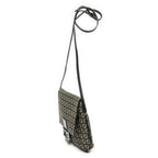 Fendi Small Flap Crossbody Brown Zucchino Canvas — view 2