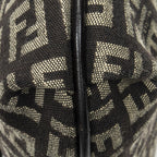 Fendi Small Flap Crossbody Brown Zucchino Canvas — view 8