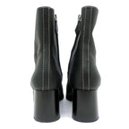 Hermes Flats 60 Black 38 Short Boots Leather Shoes Apparel — view 6