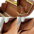 Louis Vuitton Monogram Porte Monnaie Vieviennois Brown Bifold — view 7