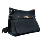 Hermes Shoulder Bag Gipsiere 34 Taurillon Clemence Blue Obsquille Silver — view 2