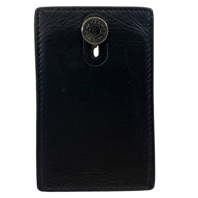 Hermes Diablo Card Case Business Holder Pass Compact Logo Leather — view 2