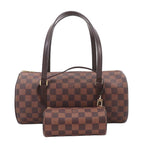 Louis Vuitton Damier Papillon 30 Hand Bag Ebene Brown Gold