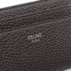 Celine Card Case Holder Espresso Leather — view 4