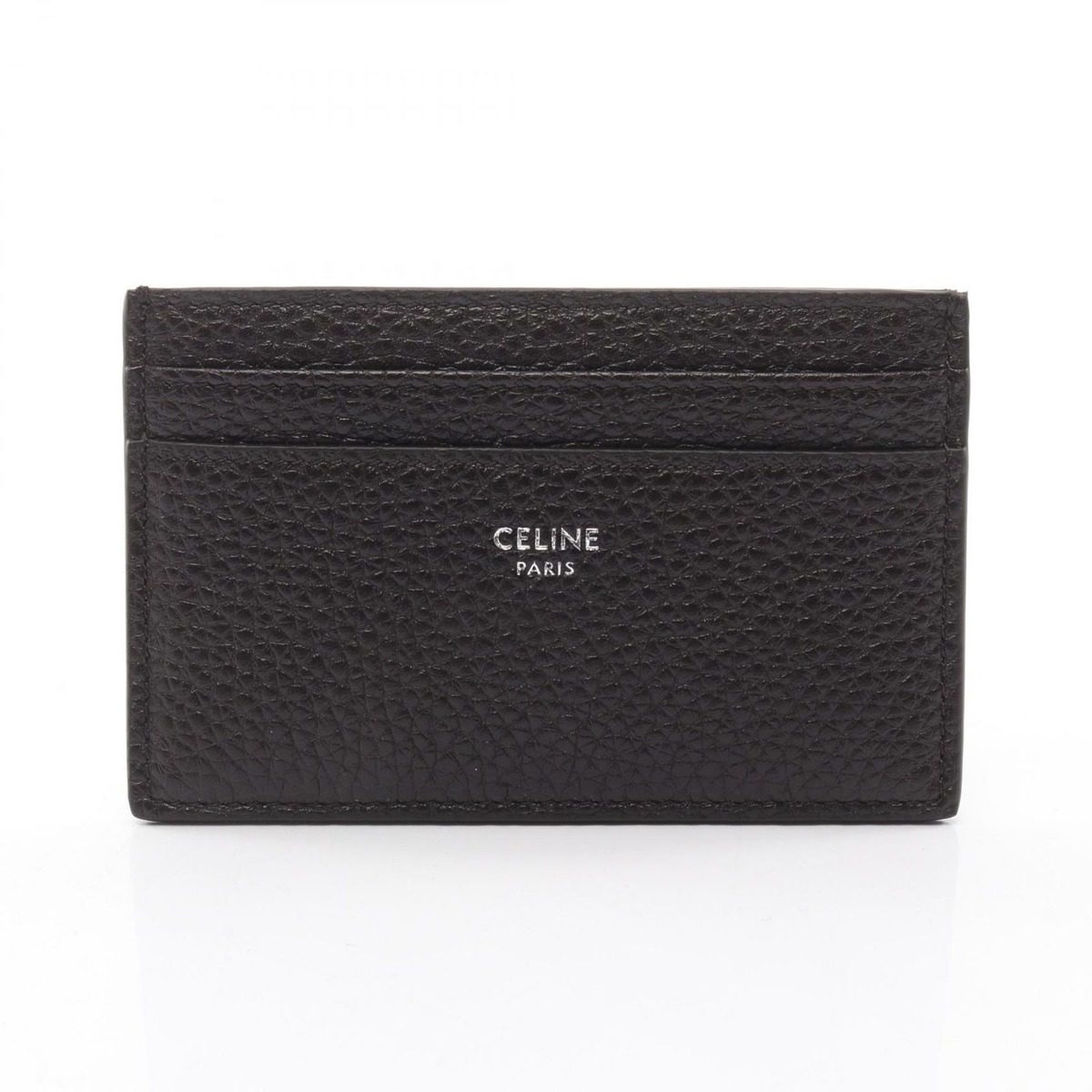 Celine Card Case Holder Espresso Leather