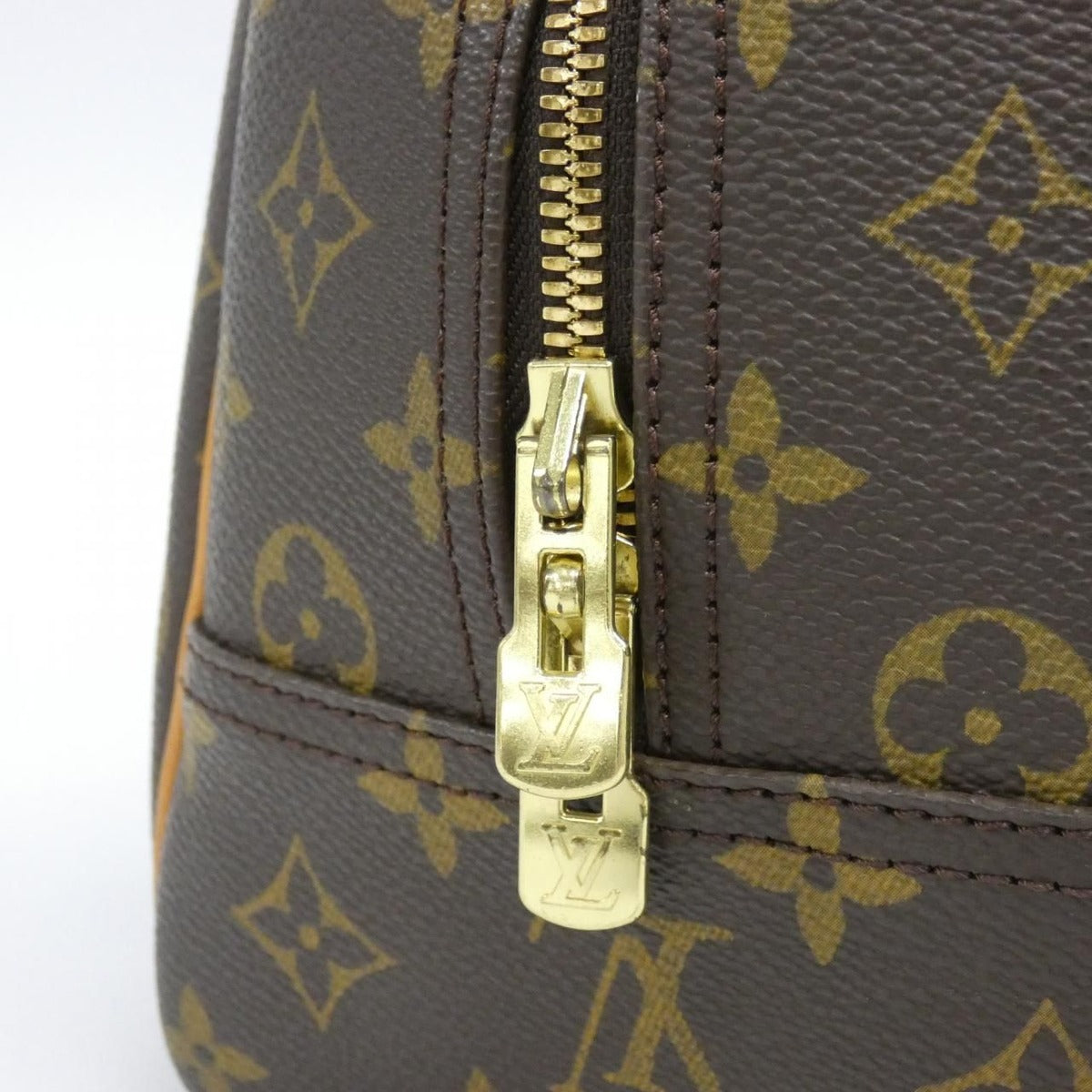 Louis Vuitton Monogram Bowling Vanity Bag — view 6