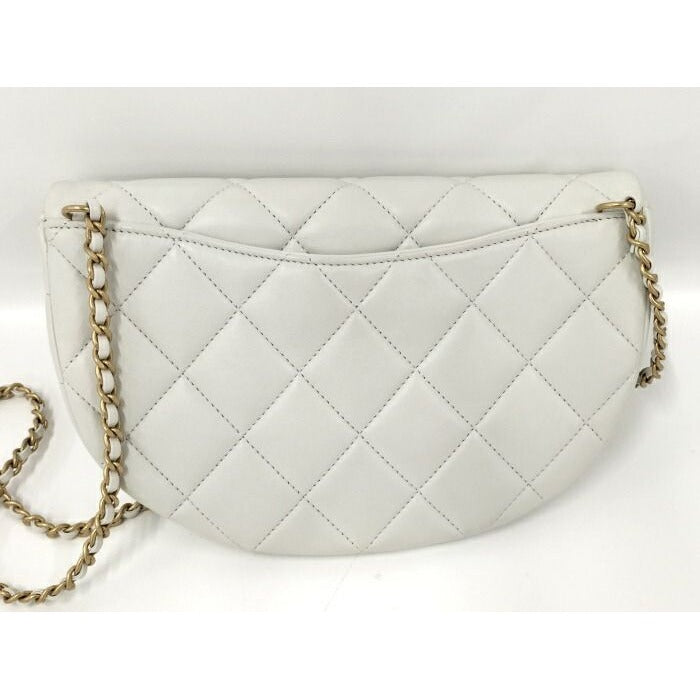 Chanel Body Bag Quilted Lambskin As4991 White — view 2