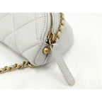 Chanel Body Bag Quilted Lambskin As4991 White — view 5