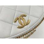 Chanel Body Bag Quilted Lambskin As4991 White — view 6