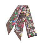 Hermes Scarf Twilly LA Folle Parade Silk