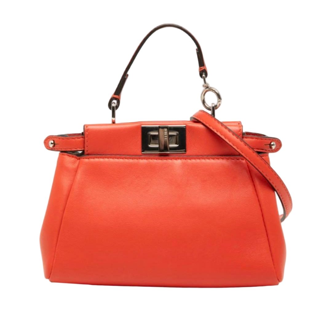 Fendi Micro Peekaboo Pouch Mini Handbag