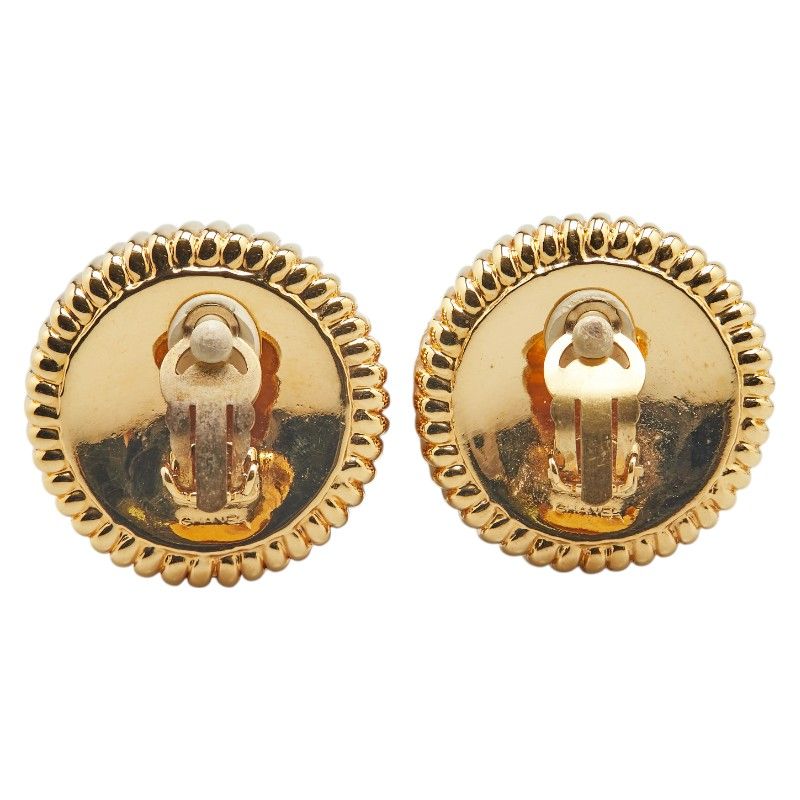 Chanel Gold Black Plated Faux Pearl — view 4