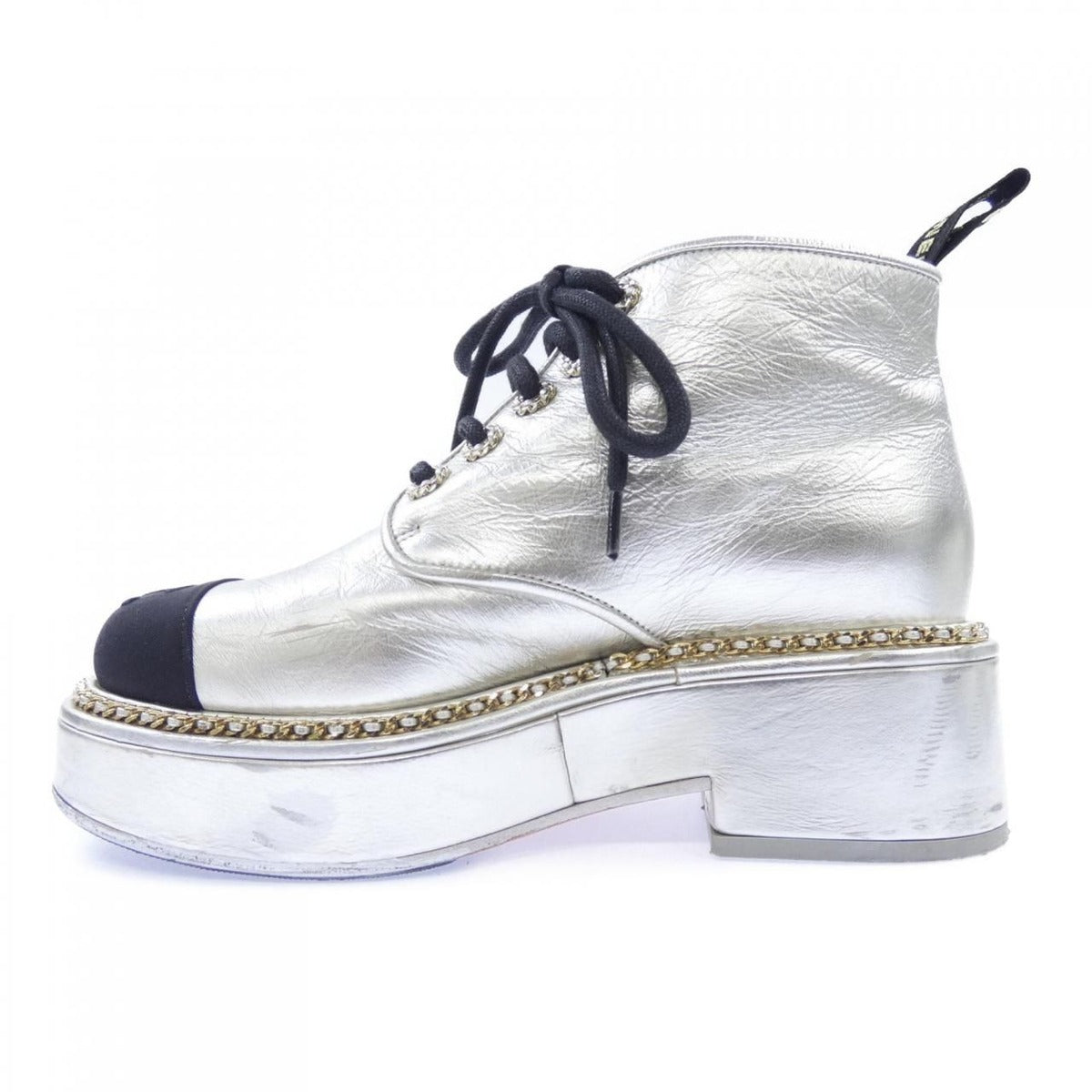 Chanel Boots Silver 37 — view 2