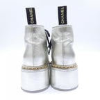 Chanel Boots Silver 37 — view 5