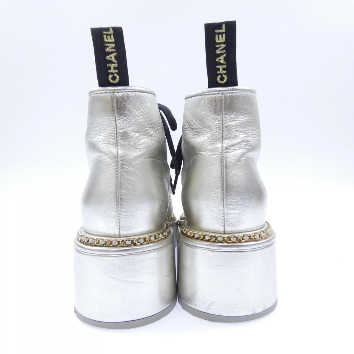 Chanel Boots Silver 37 — view 5