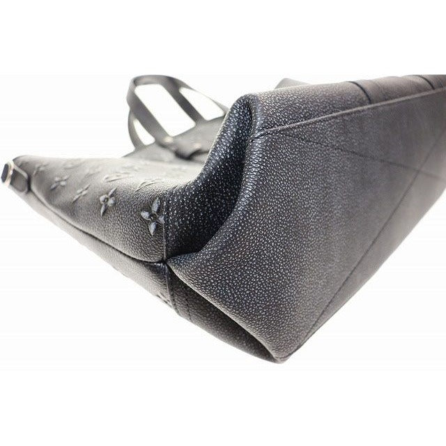 Louis Vuitton Trolley Tote 2-Way Shoulder Monogram Cowhide Leather Black — view 4