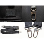 Louis Vuitton Trolley Tote 2-Way Shoulder Monogram Cowhide Leather Black — view 8