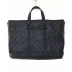 Louis Vuitton Trolley Tote 2-Way Shoulder Monogram Cowhide Leather Black — view 9