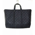 Louis Vuitton Trolley Tote 2-Way Shoulder Monogram Cowhide Leather Black
