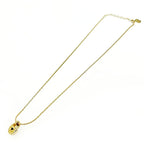 Christian Dior GP Rhinestone Colored Stone Necklace Gold Blue — view 3