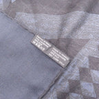 Hermes Carre 140 Steeple Post Cashmere Silk Stole Gradient 0569 — view 6