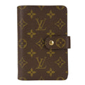 Louis Vuitton Bifold Wallet Porte Papier Monogram Brown Gold Hardware