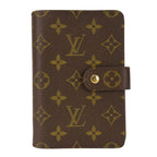 Louis Vuitton Bifold Wallet Porte Papier Monogram Brown Gold Hardware