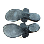 Chanel Coco Mark Strap Sandals Size 35 Black — view 7
