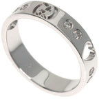 Gucci Icon Amor Diamond Ring 18K White Gold