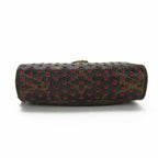 Louis Vuitton Bifold Wallet Monogram Perfo Fuchsia Brown Gold Hardware — view 4