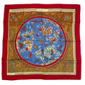 Hermes Scarf Silk Carre 90 Wwwhermescom World Map Red