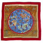 Hermes Scarf Silk Carre 90 Wwwhermescom World Map Red