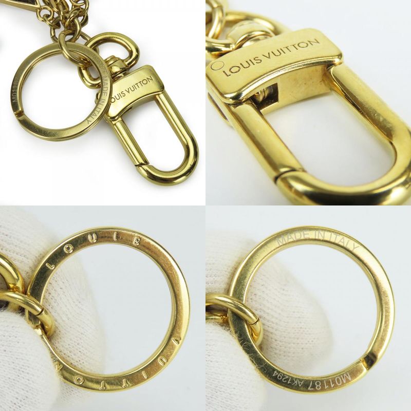Louis Vuitton Key Holder Spring Street Signature Monogram Metal Brown — view 8