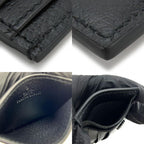 Gucci Card Case Double G Leather Black Small Everyday Use Men — view 9