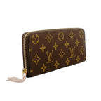 Louis Vuitton Wallet Monogram Portefeuille Clemence Rose Velours — view 2