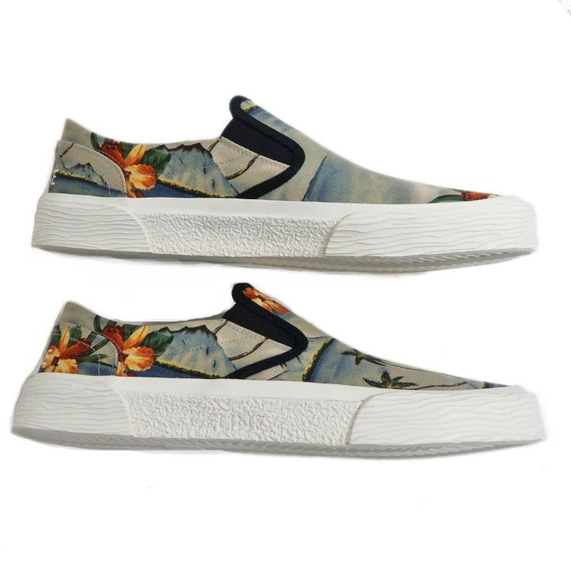 Celine Slip-ons Size 43 Tropical Pattern Gray Shoes Apparel — view 5