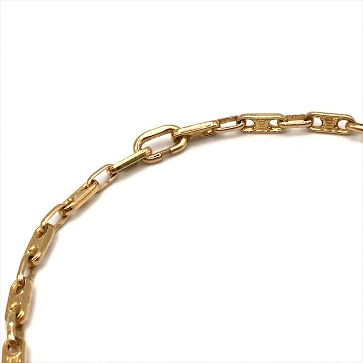 Celine Macadam Triomphe Link Necklace Choker Gold — view 3