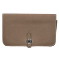 Hermes Dogon Duo GM Togo Etoupe Wallet
