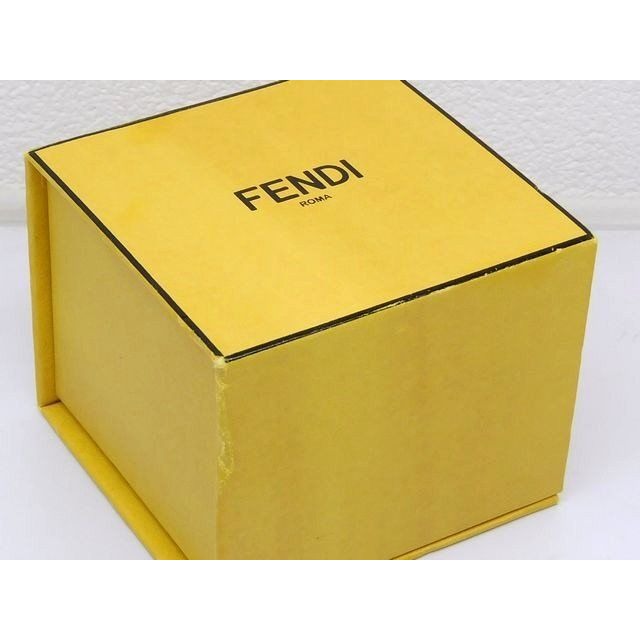 Fendi Fs Earrings Gold Color Rhinestone Logo Circle 7 — view 4